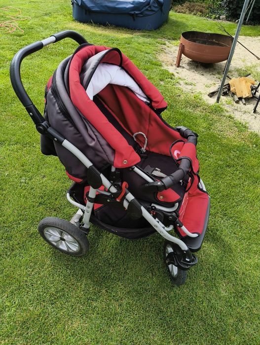 Wózek Coral 3 w 1, gondola, spacerówka, fotelik