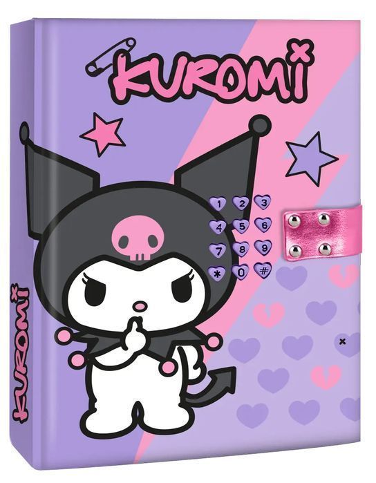 Pamiętnik na kod grający Kuromi KU00025. Kids Euroswan