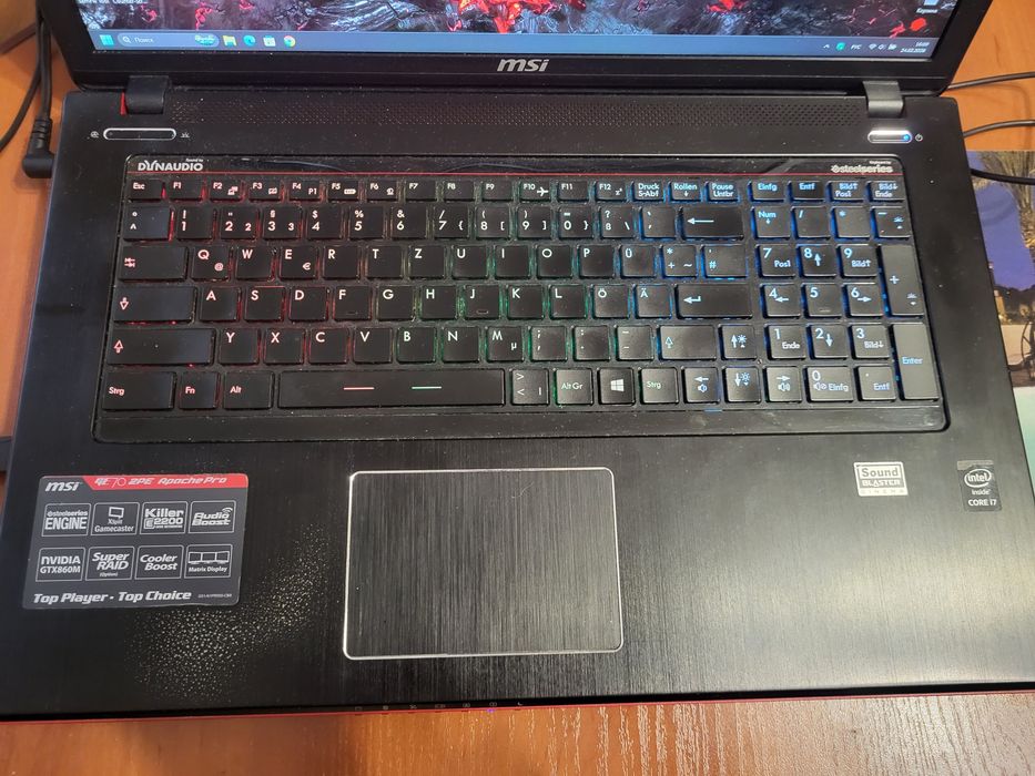 Ігровий ноутбук MSI GE70 2pl apache pro
