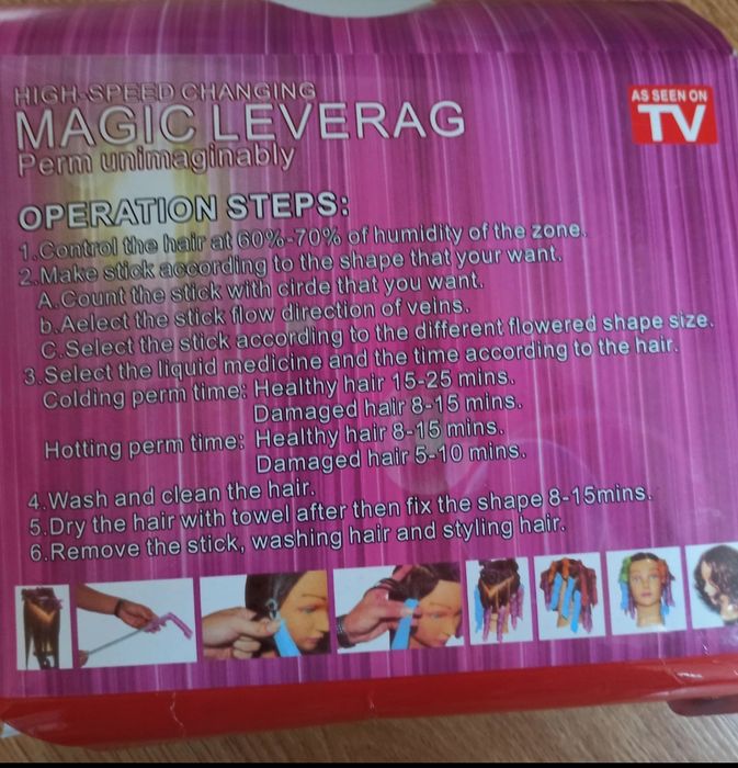 Wałki papiloty do włosów loków