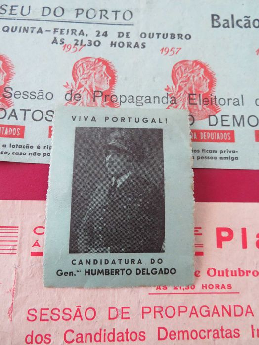 Humberto DELGADO - Lote de RARIDADES / Eleições 1957