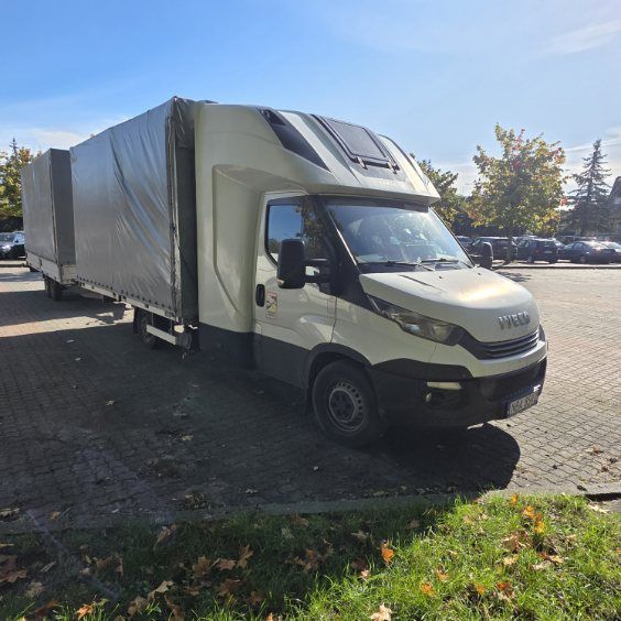 Iveco DAILY  Iveco 35s18 Zestaw IVECO 3,5 T +Przyczepa 3,5 T NOWE TACHO dwa łóżka