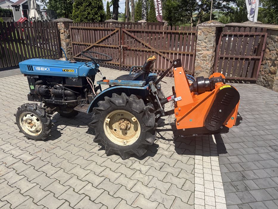 Traktorek iseki tx1300 13 km 4x4 podnosnik walek kosiarka sprawny