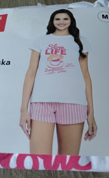 Piżama damska krótki rękaw M  Cleve