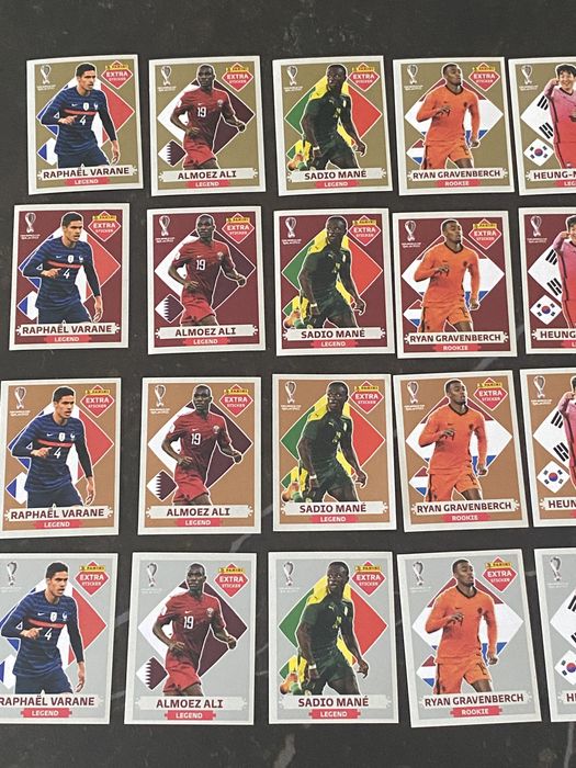 Coleção Extra Stickers completa