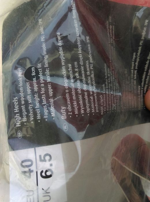 Buty różowe 41
