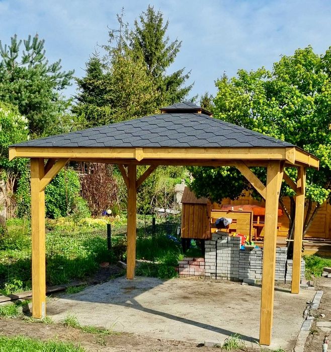 Altana MALTA 3x3, altanka, wiata , pergola , zadaszenie, słupy 12x12