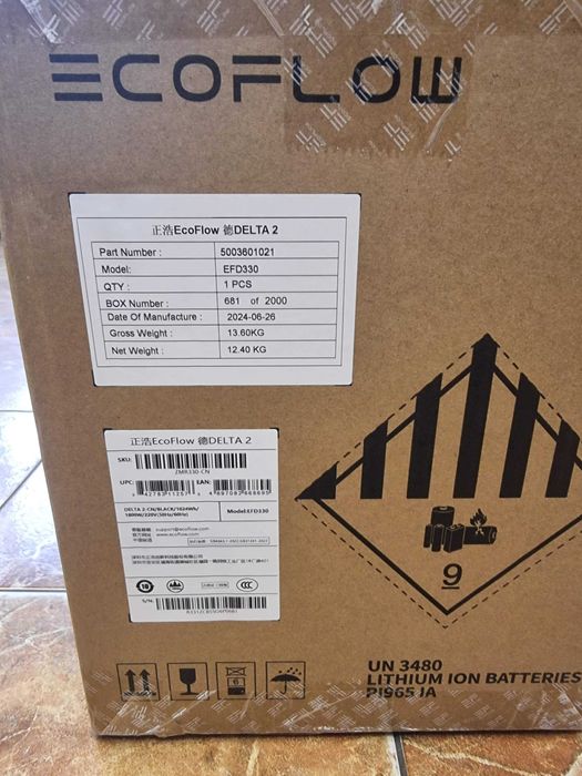 Зарядна станція Ecoflow DELTA 2 CN в наявності Київ