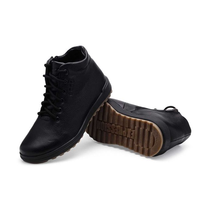 Мужские зимние ботинки Чоловічі черевики из натуральной кожи.ECCO