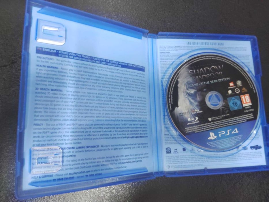 Middle-Earth Shadow of Mordor Game of the Year Edition PS4