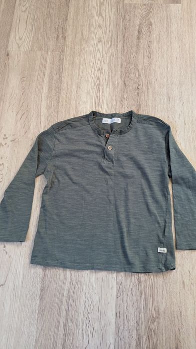 Koszulka t-shirt chłopięca khaki Zara 116