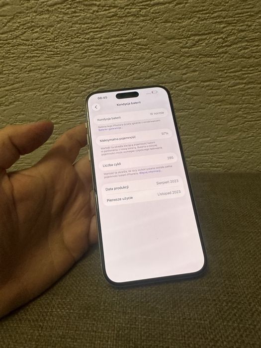 Iphone 15 plus 128gb 97% bateria, gwarancja