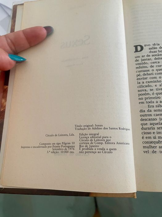 Livro: Sexus - Henry Miller