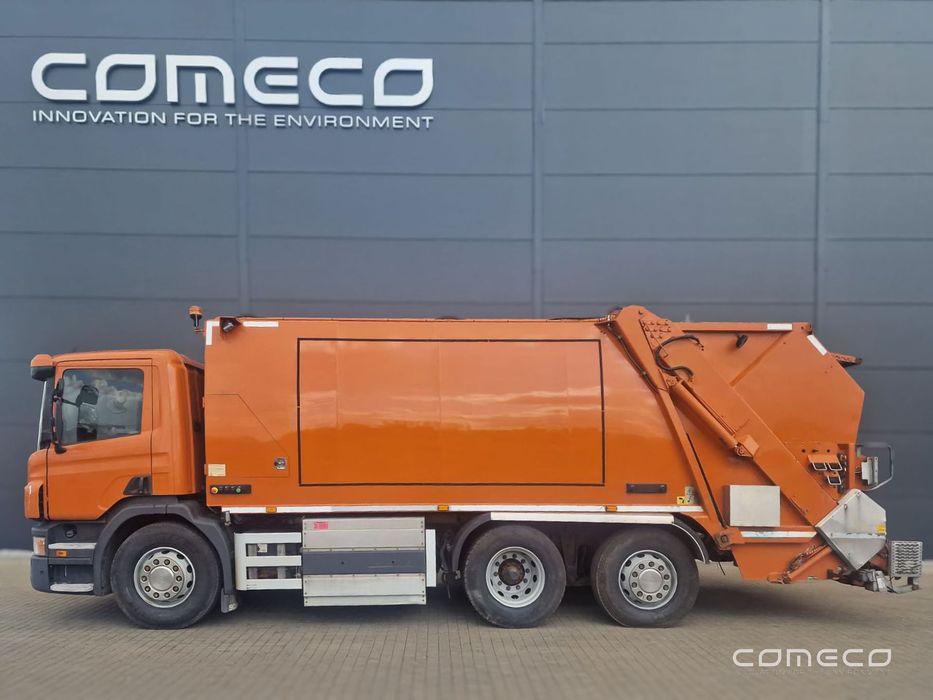 Scania P280  CNG śmieciarka 2-komorowa NTM 2015 r. Euro 6
