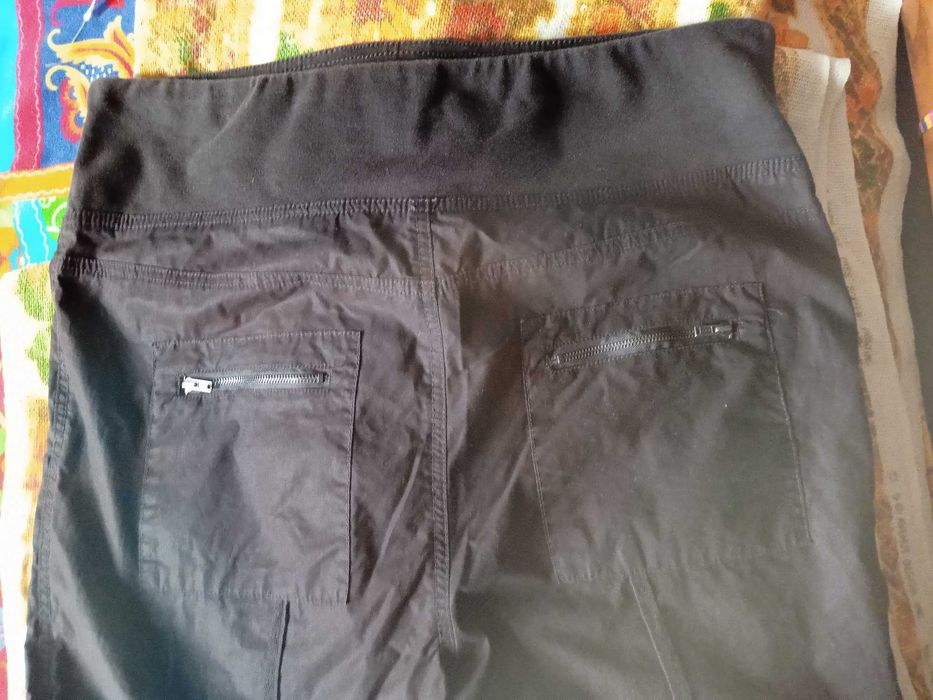 Bawełniane rybaczki ciążowe XL / 42