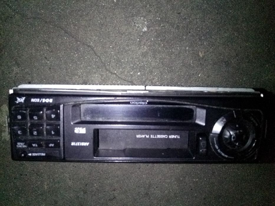 Radio cassete a funcionar