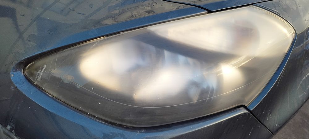 Polimento faróis polimerização