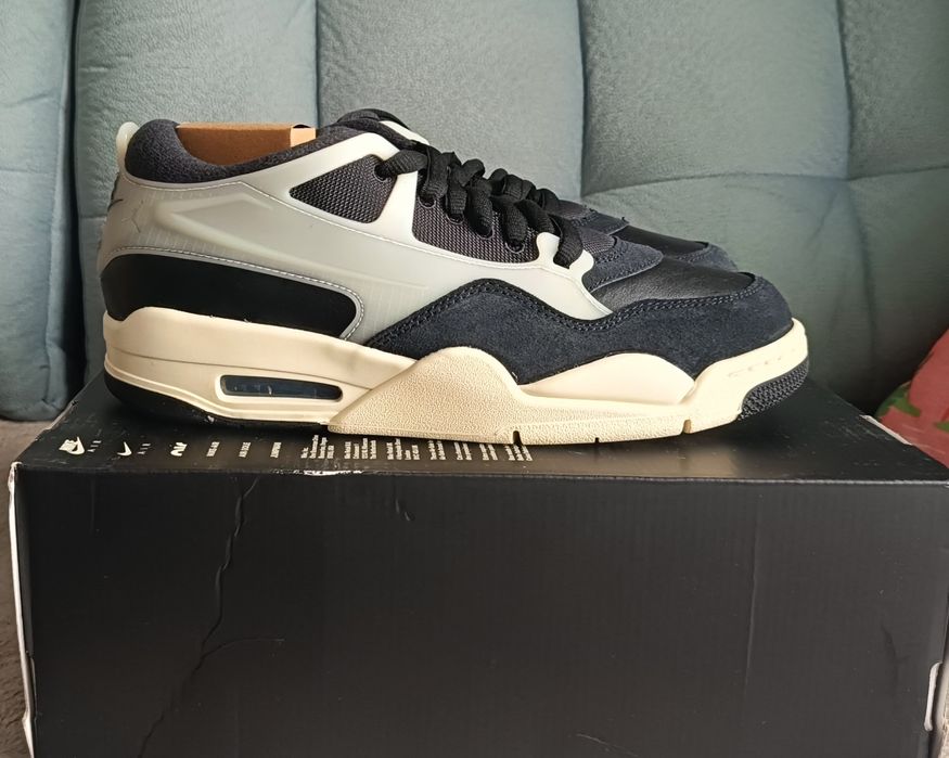 Nike Air Jordan 4 RM black white 10 us