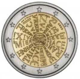 Moeda 2€ Uma Moeda pela Paz Portugal 2023 2 Euros