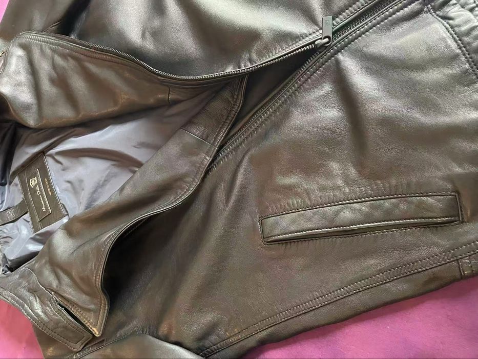 Casaco de Pele Massimo Dutti - Corte Elegante e Esbelto