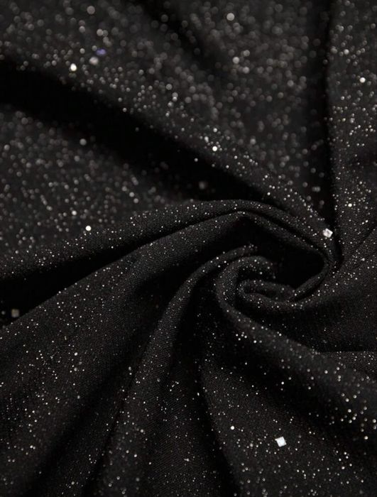 Elegancka czarna sukienka z połyskiem 2XL marki Shein