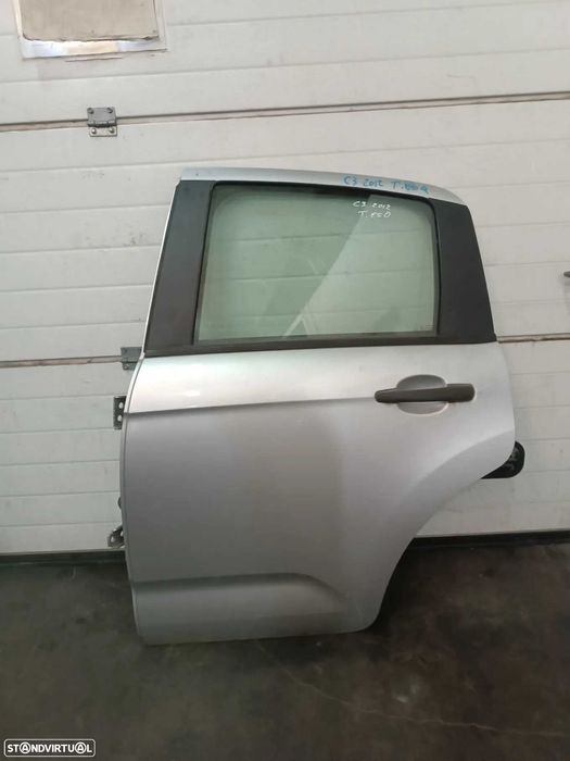 Porta CITROEN C3 II 2012-2019 (CINZA PRATA) Frente Dreita / TRAS ESQ / DTA