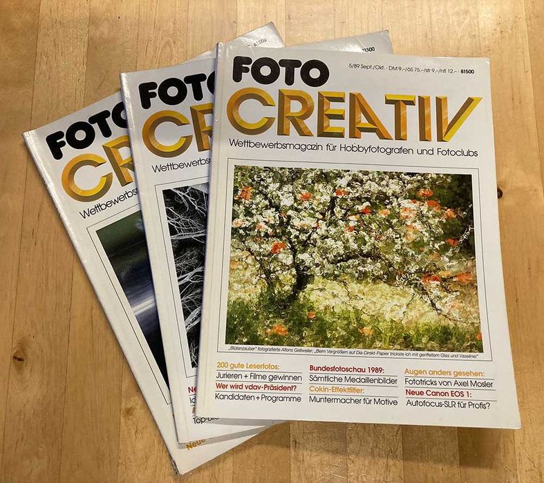 Revistas de viagem e fotografia alemãs