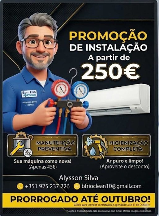 Tudo em ar condicionado