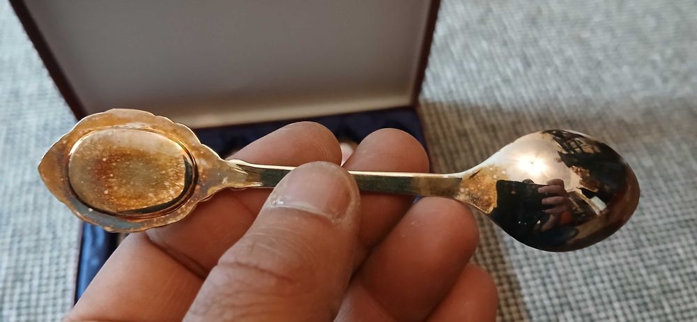 Caixa colheres com decoração