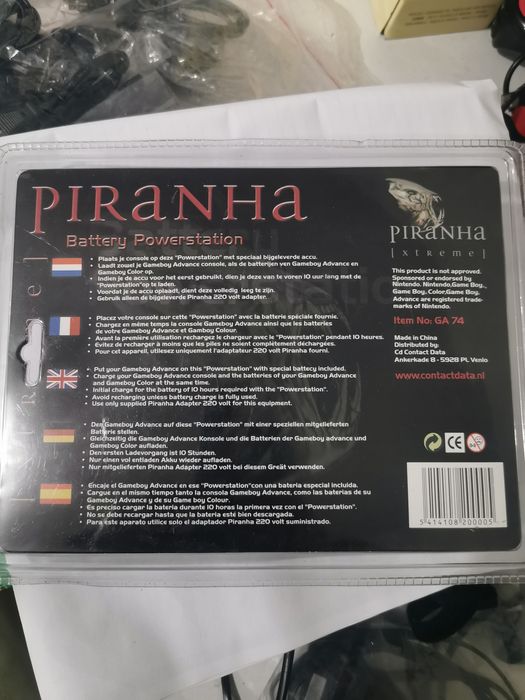 Carregador bateria gameboy