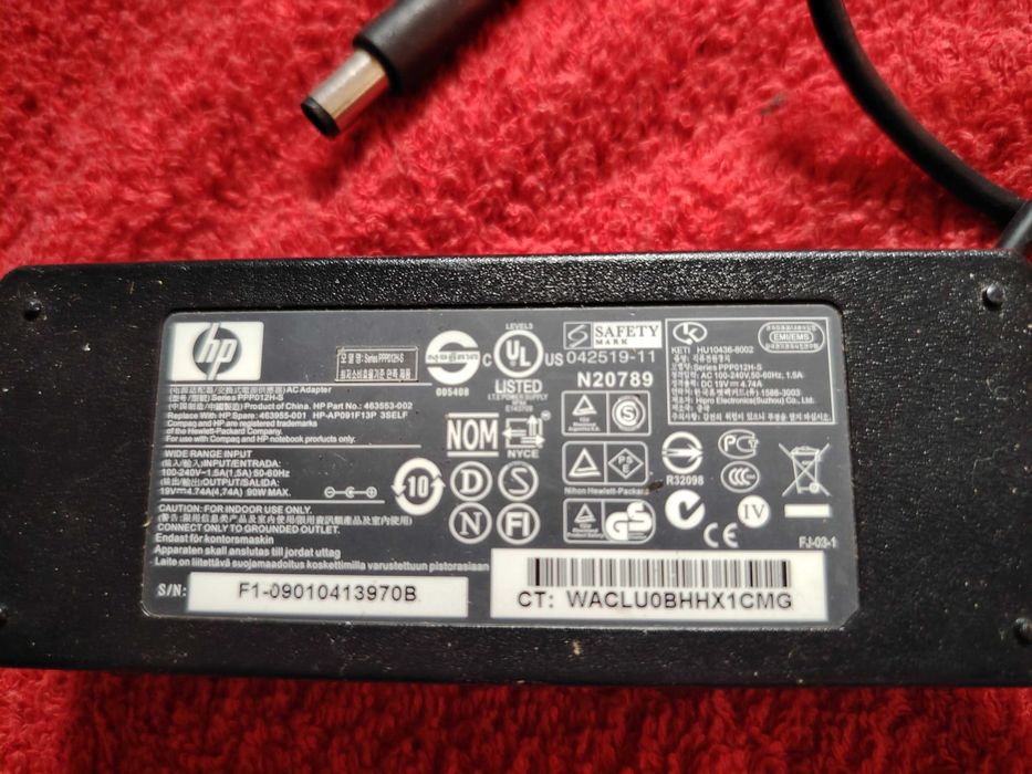 Carregadores  computador 19 V 4,7 A