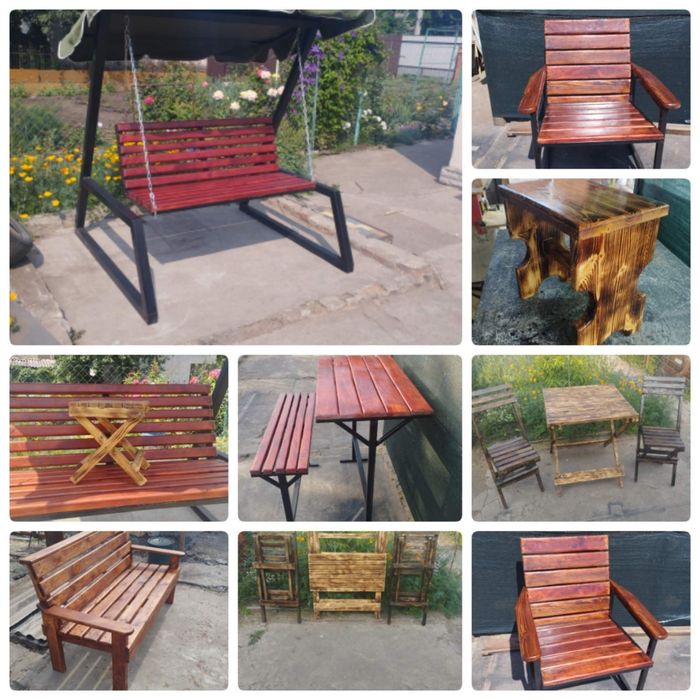 ЕКО мебель. Изготовления мебели лофт. Раскладных столов и стульев.