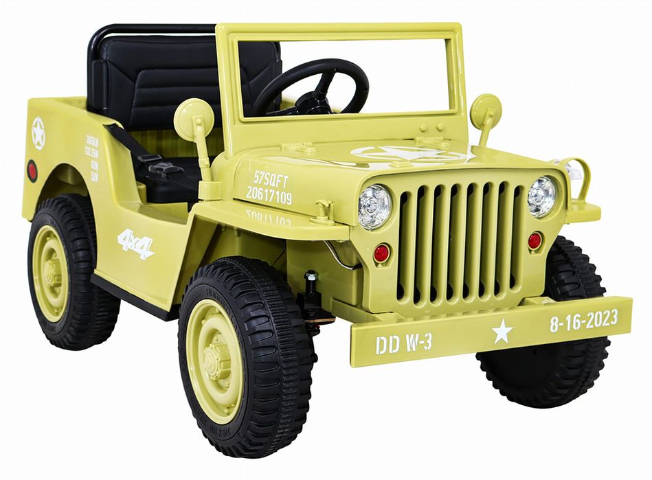 Wojskowe auto na akumulator JH103 Willys 4x4