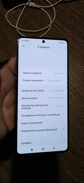 Xiaomi poco f5 12/256 komplet