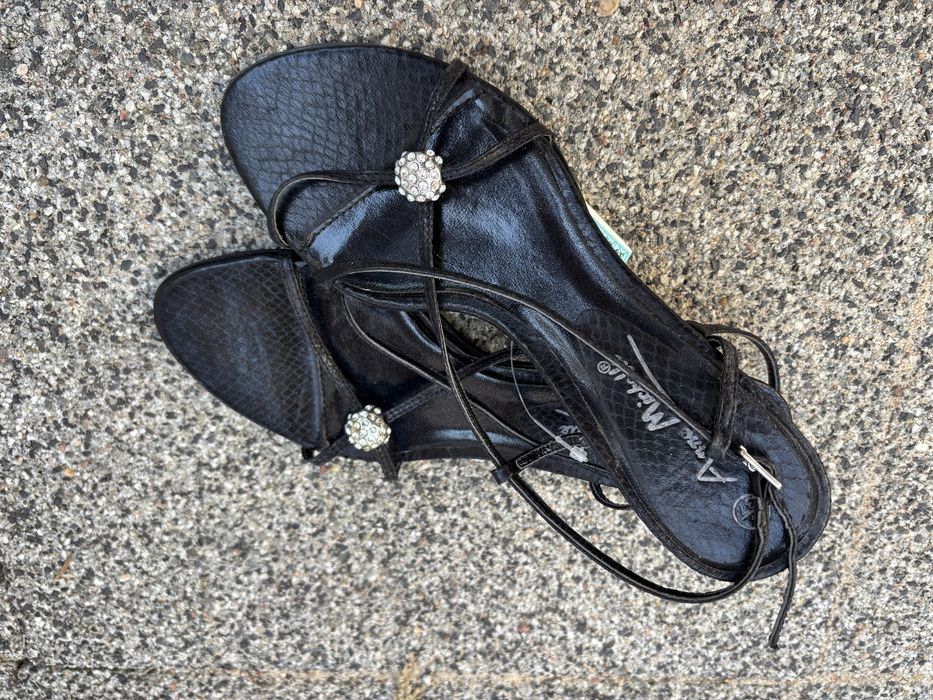 Sandaly 37 nowe czarne anne michelle