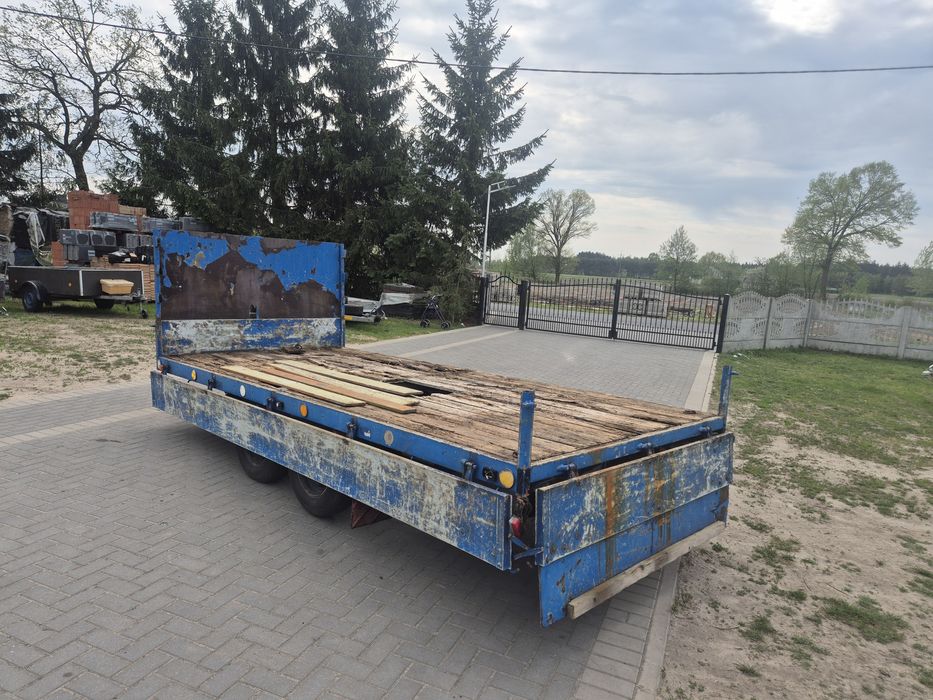 Przyczepka samochodowa platforma 4x1.8 Hapert  Aluminiowe burty