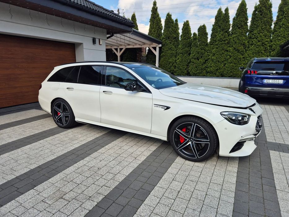 Mercedes-Benz Klasa E Salon  , Biała perła +PPF. 1WŁ, Vat . E 63 AMGs 4matic sport+ 612 km