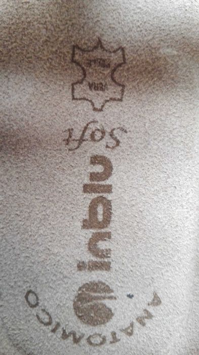 Klapki damskie skórzane Inblu r37 (24cm) Nowe