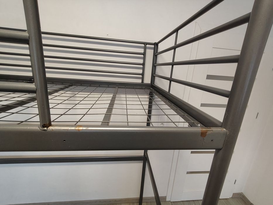 Łóżko piętrowe, łóżko na antresoli Ikea Svarta 90x200