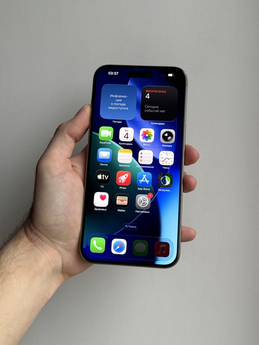 iPhone 15 Pro Max 256 Gb Natural Titanium АКБ 93% Физ Сим
