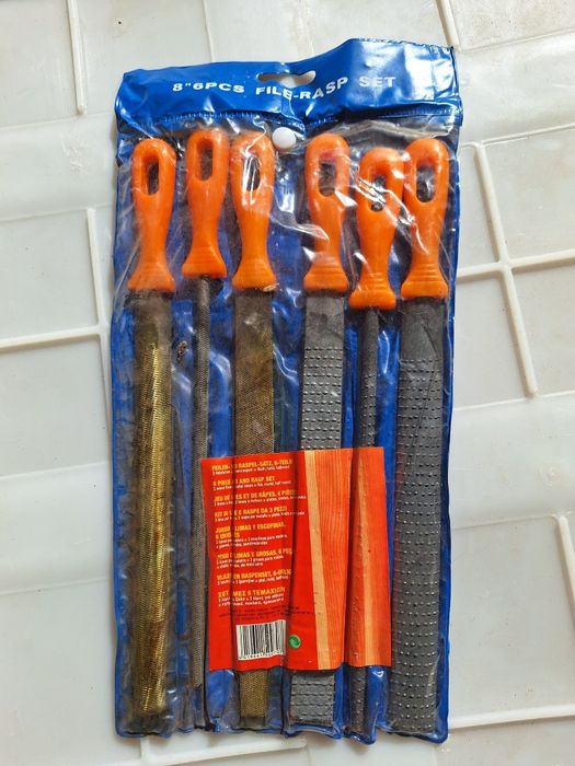 Conjunto de 6 limas 8" (File & Rasp Set) – Novo