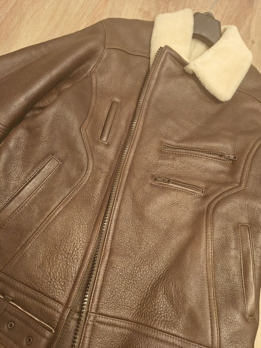 Kożuch męski naturalny r. L