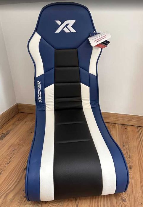 Fotel gamingowy Rocker Floor–niebieski wbudowane głośniki stereo Orbit 2.0
