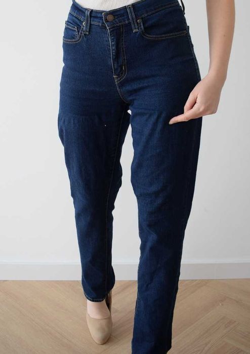 Levi's 724 high rise  w28 l32 m spodnie jeansy proste wysoki stan