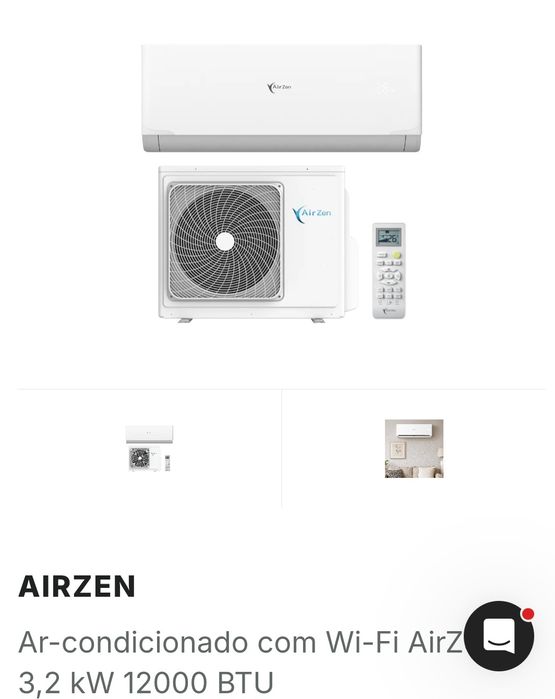 Ar condicionado Novo wifi  com instalação!