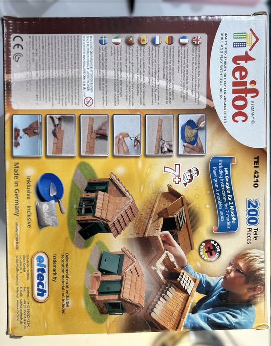 Teifoc - kits de construção com tijolos reais (NOVO)