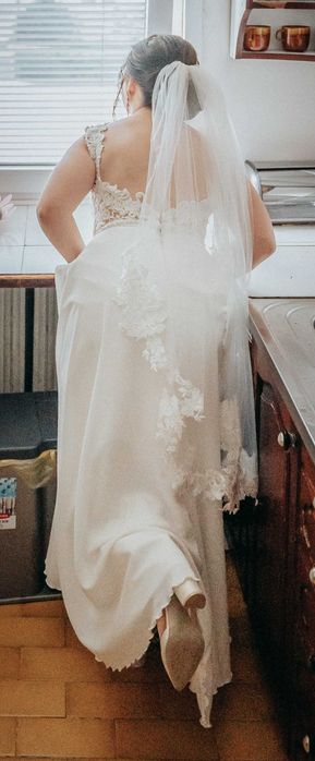 Sprzedam suknie ślubną XS - wzrost 146cm