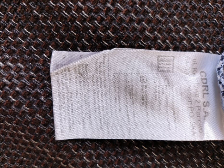 Coccodrillo body niebieskie morskie rozmiar 74