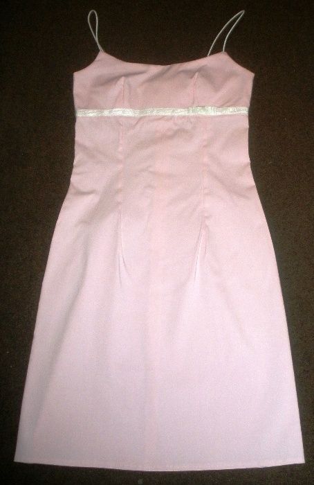 Sukienka Różowa na ramiączkach