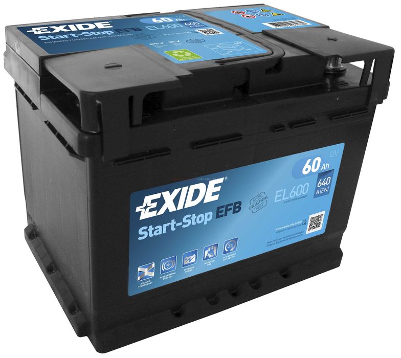 Akumulator EXIDE 60ah 640a EFB EL600 ul. Lubicka 22